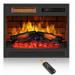 YouLoveIt Electric Fireplace Insert 1500W Electric Fireplace with Log Flame Effect Recessed Insert Heater Timer 23