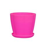 Yesbay Plastic Flower Pot Succulents Plant Bonsai Ornament Planter Decoration Container Rose Red XL