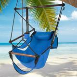 Sunisery Outdoor Hanging Hammock Stable and Strong Rope Chair Porch Swing Seating