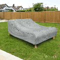 Patio Waterproof Chaise Lounge Cover - Outdoor Patio Chaise Lounge Washable - Heavy Duty Furniture 80 Inch Double Chaise Cover