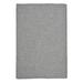 Colonial Mills 2 x 11 Gray Handmade Braided Reversible Rectangular Runner Rug