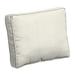 Arden Selections ProFoam Performance Outdoor Cushion Pillow Back 19 x 24 Sand Cream