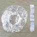 100 PCS Clear Disposable Plastic Shower Caps Large Elastic Thick Bath Cap For Women Spa Home Use Hotel and Hair Salon Pack of 100 Individually Wrapped