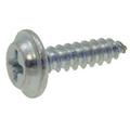 AMZ Clips And Fasteners 100 #8 X 5/8 Phillips Flat Top Washer Head Screws Zinc