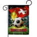 Ornament Collection 13 x 18.5 in. World Cup Switzerland Sports Soccer Double-Sided Vertical House Decoration Banner Garden Flag - Yard Gift