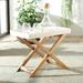 SAFAVIEH Alten Outdoor Patio Side Table Natural/Beige