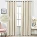 MIFXIN Outdoor Curtains Waterproof Anti-UV Garden Cabana Courtyard Grommet Top Blackout Curtain Beige 2 Panels 52in x 84in