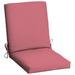 Mainstays 43 x 20 Grapefruit Texture Rectangle Outdoor Chair Cushion 1 Piece
