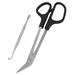 Greensen Toenail Scissors Long Handled Ergonomic Unique Design Toenail Clippers With Nail Picker For Adults Toenail Scissors