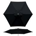 YardGrow 6.5ft Patio Umbrella Replacement Canopy 6 Ribs Umbrella Canopy Replacement for Patio Umbrella Canopy ONLY Frame NOT Included