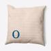 Simply Daisy 20 x 20 Modern Monogram Indoor/Outdoor Polyester Throw Pillow Autumn Blue