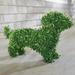 Decorative Peeing Dog Topiary-Pet Garden Statue Flocking Dog Statues Peeing Dog Statue Decorative Garden Figurines for Patio Lawn Yard Art Decoration