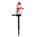 Vikakiooze Christmas Sale! Christmas Decorations Outdoor LED Lights Solar Snowman Ground Plug Lights for Garden Pathway Walkway Driveway Holiday Winter Decorative Garden Stakes