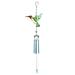 VerPetridure Hummingbird Wind Chime ornament Green Hummingbird Wind Chime Tube Wind Chime Bells Hanging Living Bed Home Decor Gift Car Outdoor Yard Garden Deco Wind Chime