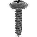 AMZ Clips And Fasteners 100 #6 X 1 Phillips Flat Top Washer Head Screws Black Oxide