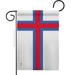 Faroe Islands Garden Flag Nationality 13 X18.5 Double-Sided Yard Banner