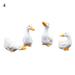 Grandest Birch Duck Statue High Simulation All Match Resin Art Craft Drinking Water Duck Model Garden Supplies Duck Statue