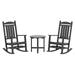 Hastings Classic Rocking Chair With Side Table 3-Piece Set