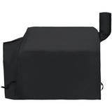 iCOVER Pellet Grill Cover- Fits Traeger 34 Series Grill and Smoker Heavy Duty Water Proof Patio Outdoor Canvas Barbeque BBQ Smoker Cover for Traeger Texas Elite 34 Series Pellet Grill and Smoker