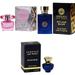 Versace Bright Crystal Absolu EDP Dylan Blue EDT Dylan Blue Femme EDP - 5ml 3 Pack Perfume Gift Set