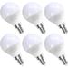 6 Pack Bright Ceiling Fan Light Bulbs 120V 60 Watt Equivalent 5000K E12 A15 Shape Candelabra Base Chandelier Led Bulb Non-Dimmable