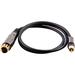 Seismic Audio Premium 3 Foot XLR Female to RCA Male Audio Patch Cable - 16 Gauge - SARCXLF-3Black