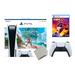 Sony Playstation 5 Disc Horizon Forbidden West with NBA 2K23 Extra Controller and Microfiber Cloth Bundle - Glacier White