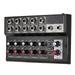 Meterk MIX5210 10-Channel Mixing Console Digital Audio Mixer Stereo for Recording DJ Network Live Broadcast Karaoke