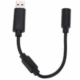 Farfi USB Breakaway Extension Cable Cord Adapter for Xbox 360 Wired Gamepad Controller