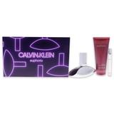 Calvin Klein Euphoria Perfume Giftset for Women (3PC) - 3.4 oz EDP + 6.7 oz Lotion + 0.33 oz EDP