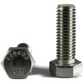 5/8-18 x 1 1/4 Hex Head Cap Screws Stainless Steel 18-8 Plain Finish (Quantity: 25 pcs) - Fine Thread UNF Fully Threaded Length: 1 1/4 inch Thread Size: 5/8 inch