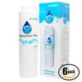 6-Pack Replacement for Maytag PSD266LHEQ Refrigerator Water Filter - Compatible with Maytag UKF8001 Fridge Water Filter Cartridge - Denali Pure Brand