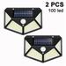 Solar Lights Outdoor Motion Sensor Security Lights Solar Flood Lights Waterproof Solar Powered Outdoor Lights for Backyard Fenc