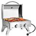 Costway 20 000 BTU Stainless Steel Propane Grill for Outdoor Camping Picnics Tailgating Sliver