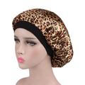 Pudcoco Silk Satin Night Sleep Cap Hair Bonnet Hat Head Cover Elastic Wide Band