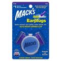 Mack s AquaBlock Swimming Earplugs 1 Pair - Comfortable Waterproof Reusable Silicone Ear Plugs for Swimming Snorkeling Showering Surfing and Bathing (Purple)