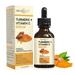 Turmeric and Vitamin C Anti-Aging facial serum PURE ORGANIC Reduce Wrinkles Improve Blemishes and Acne Skin firming and Intensive Moisturizing & hydrating Serum for all skin Types - 2 fl. oz.