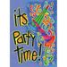 Toland Home Garden Party Poppers Party Flag Double Sided 28x40 Inch