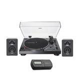 Audio Technica AT-LP120XBT-USB-BK Wireless Direct-Drive USB Turntable Bundle