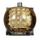 Access Lighting - Glam-1 Light Wall Sconce-Vanity Light-4.75 Inches Wide By 4.75