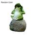 Grandest Birch Frog Statues Eco-friendly Anti-fade Resin Simulated Frog Figurine Decoration for Yard Frog Statue