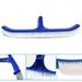 SPRING PARK 18inch Plastic Brush Swimming Pool Broom Tools Curved Algae Spa Cleaner