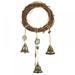 Bells Lucky Wind Chimes Feng Shui Wind Bell - for Good Luck Home Garden Hanging Decoration Gift