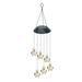 huntermoon Penguin Mushroom Solar Wind Chime Lamp Windchimes About 66cm High Chandelier Outdoor Use For Courtyard Garden Decoration