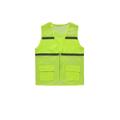 UKAP Ladies Reflective Mesh Hollow Safety Vests Women Breathable High Visibility Vest Work Wear Construction Jacket With Pockets And Zipper Vest