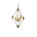 Four Light Pendant 17.25 inches Wide By 24 inches High Bailey Street Home 116-Bel-2120883