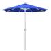 California Umbrella 7.5 Patio Umbrella in Sun brella Pacific Blue/Matted White
