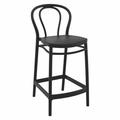 Compamia Victor Indoor Outdoor Counter Stool Black