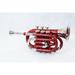 WASHINGTON FILM FEST POCKET TRUMPET RED BB PITCH WIHT HARD CASE AND MOUTH PIECE