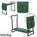 Yannee Garden Kneeler and Seat Stool Tool Bag Outdoor Work Portable Storage Pouch Folding Garden Stool Tool Pouch for Gardening